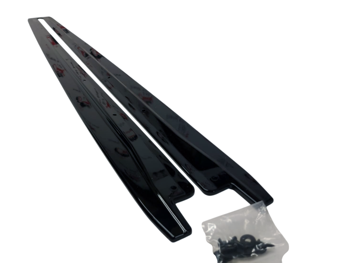 BMW X5 F15 лезвия под пороги M Performance чёрные глянец