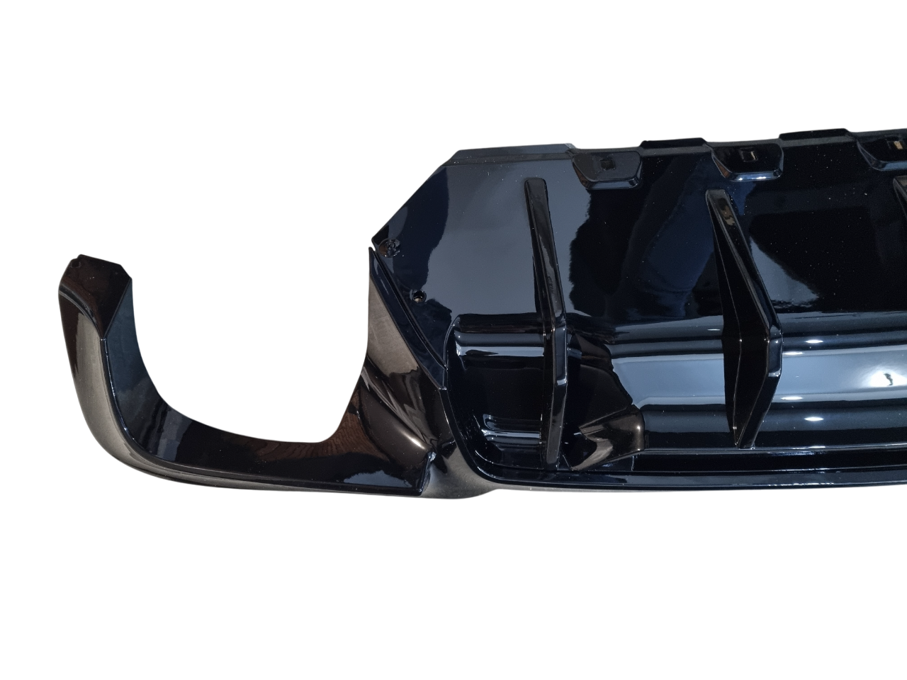 BMW F10 диффузор M5 competition черный глянец