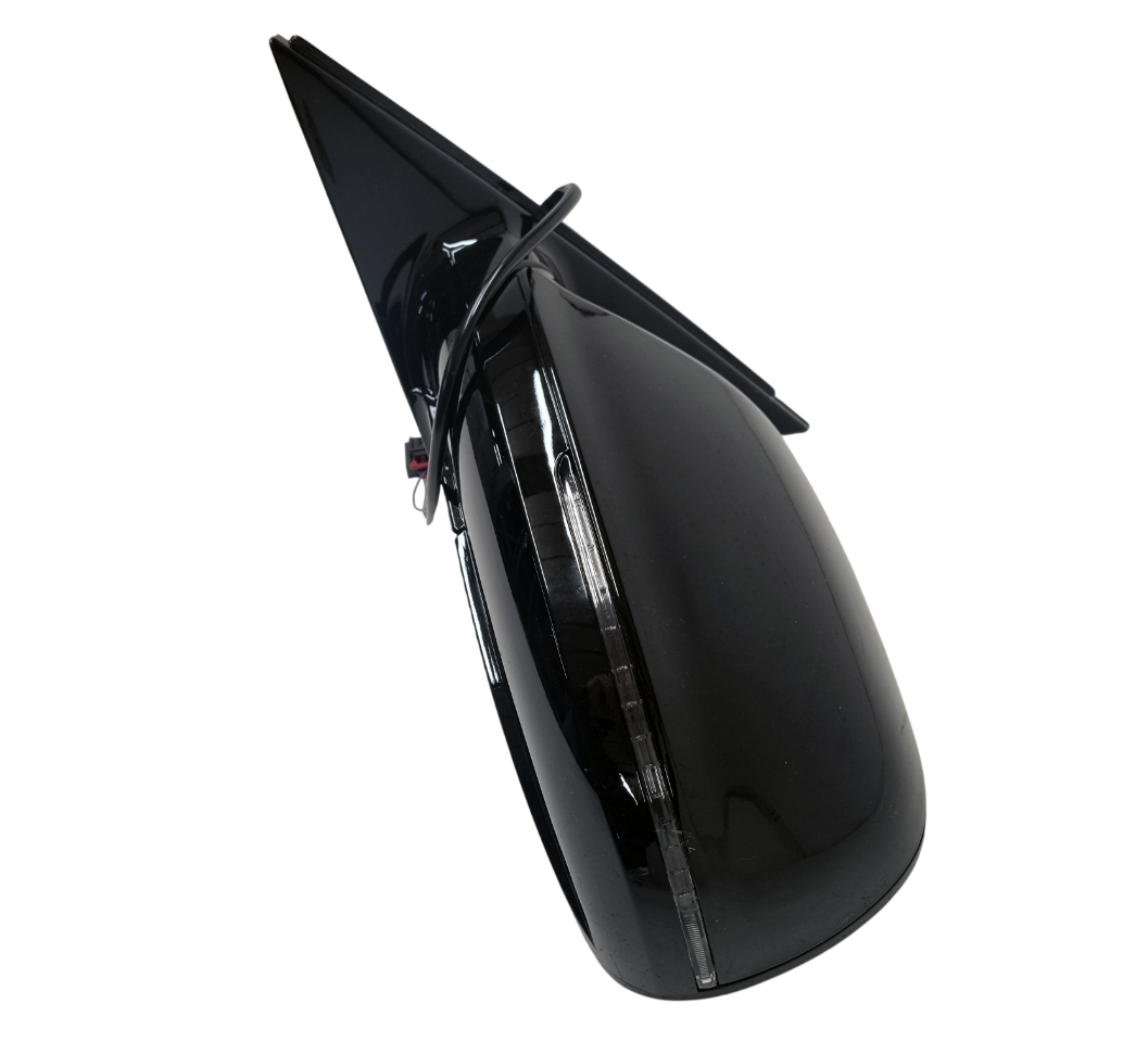 Audi Q5 8R 2008-2016 левое зеркало 6 pin черное глянец ножка