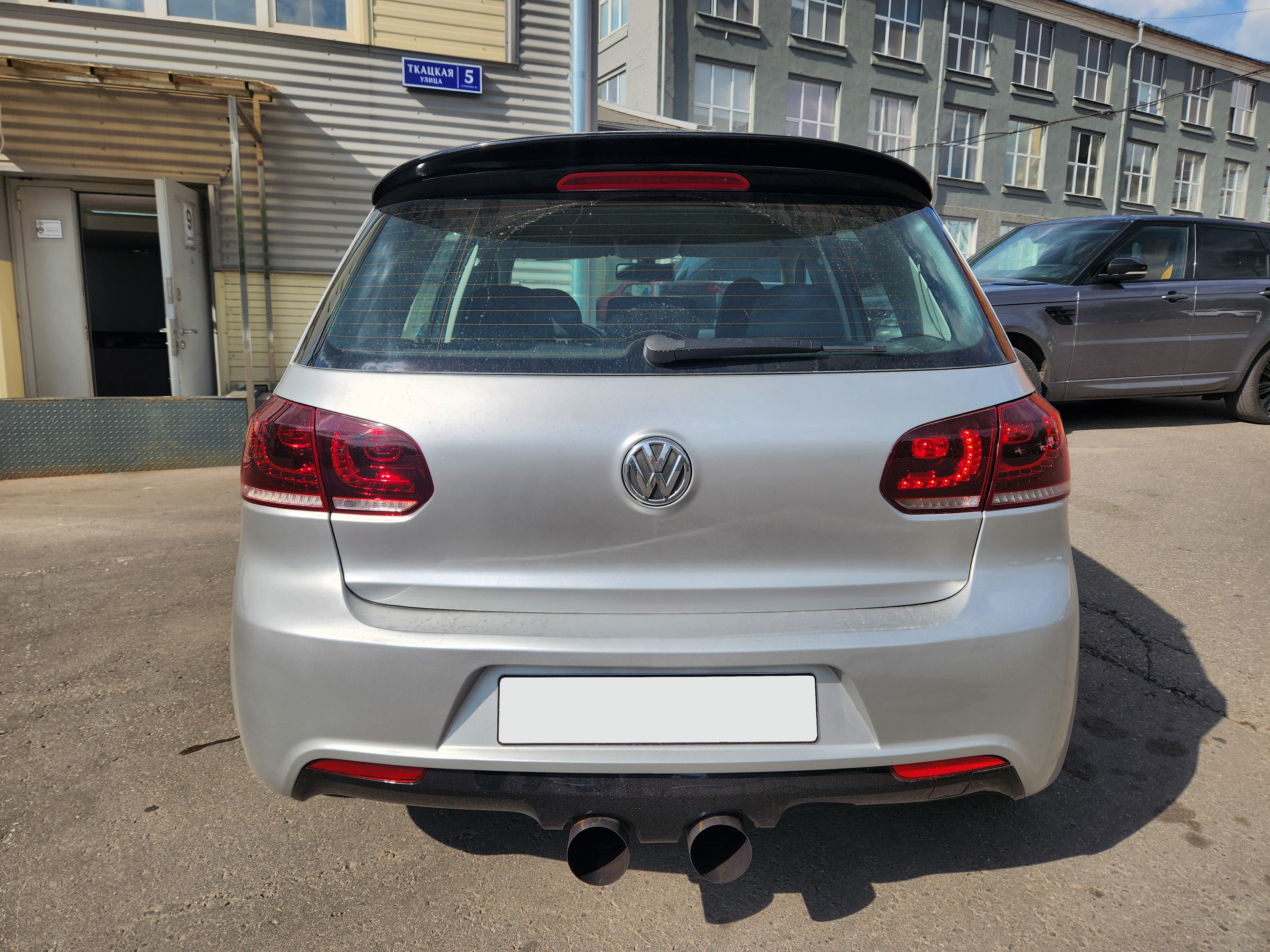 Golf 6 2008-2012 задний бампер R20 стиль