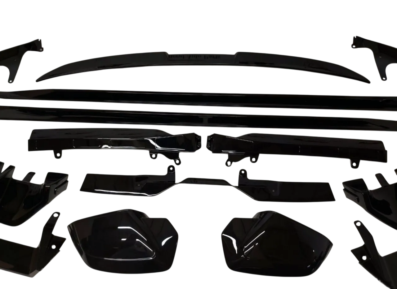 BMW 5 Series G60 2023-2025 аэропакет M performance черный глянец