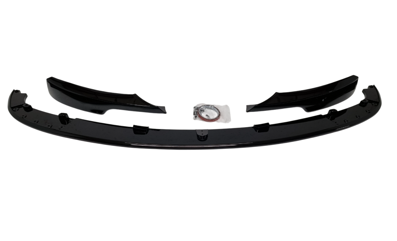 BMW E90 сплиттер черный глянец