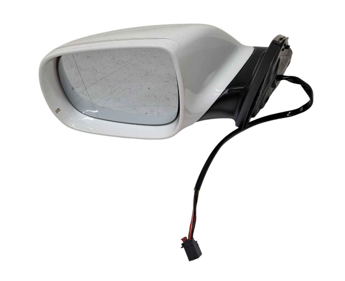 Audi Q7 4L 2005-2015 левое зеркало белое 9 pin