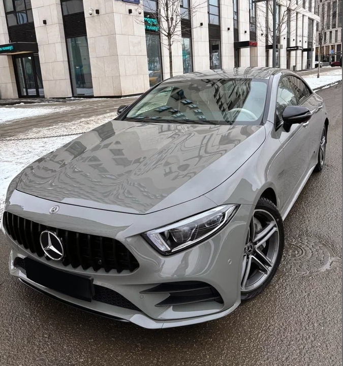 Mercedes CLS C257 дорестайлинг решетка GT черная