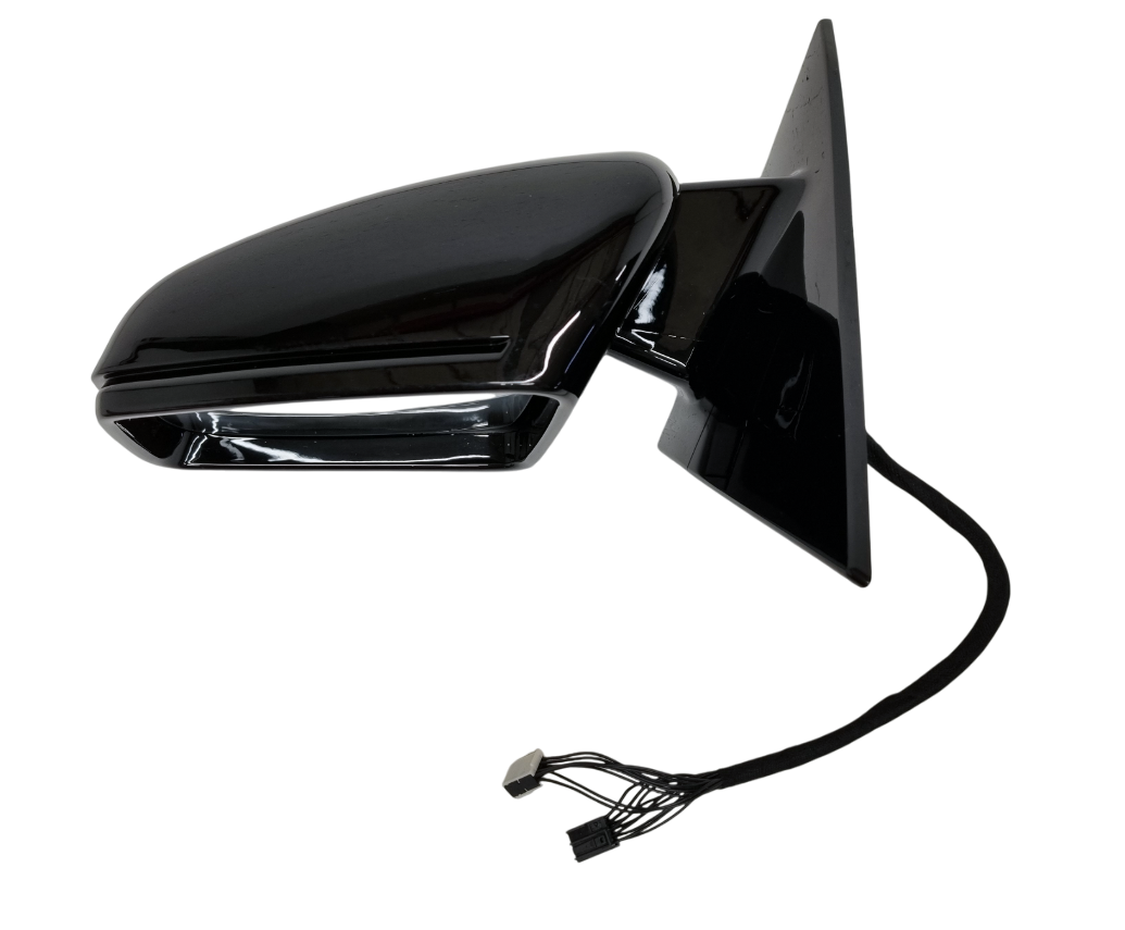 Mercedes C207 зеркало левое 17 Pin черный глянец