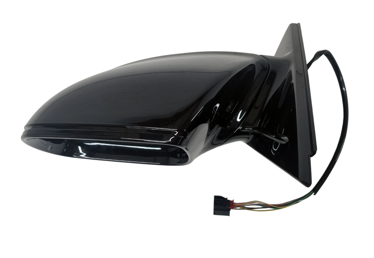 Audi Q5 8R 2008-2016 левое зеркало 9 pin черное глянец ножка