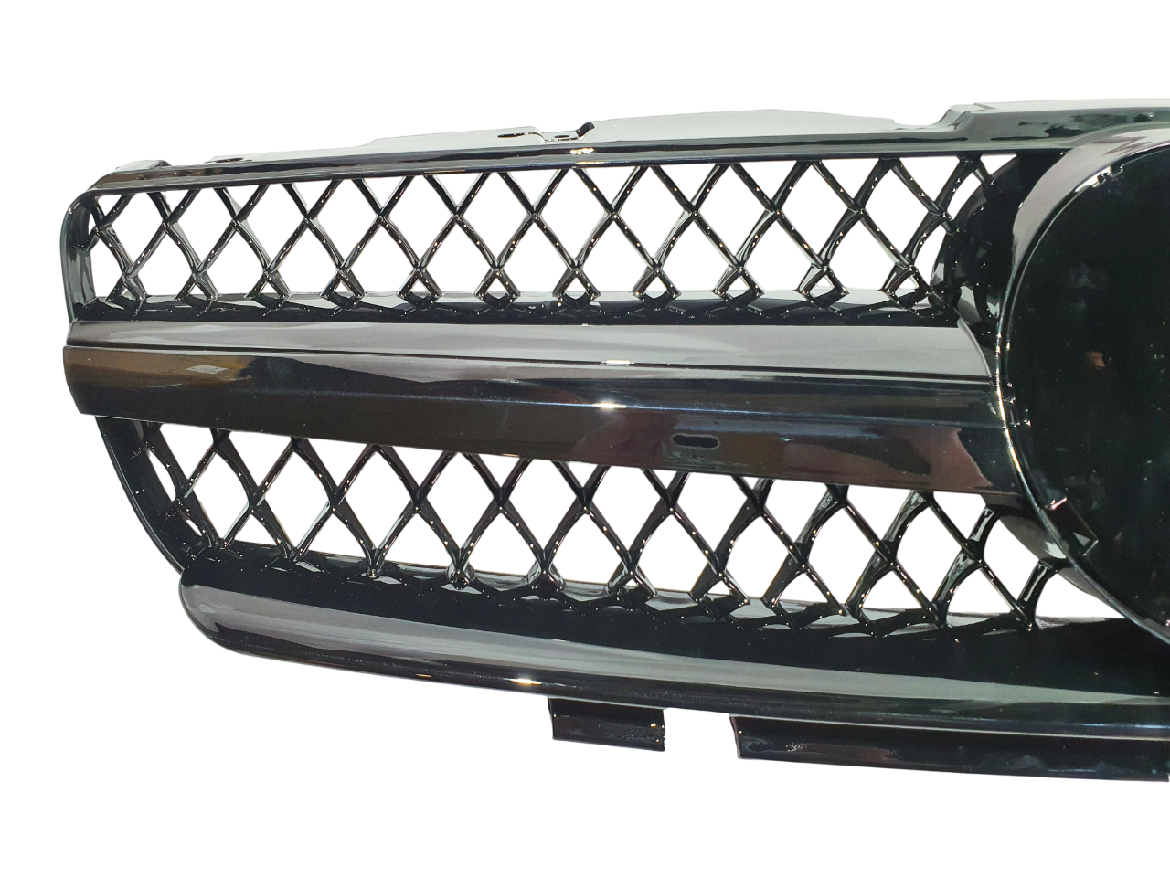 Mercedes SL R230 дорестайлинг решетка радиатора AMG черная