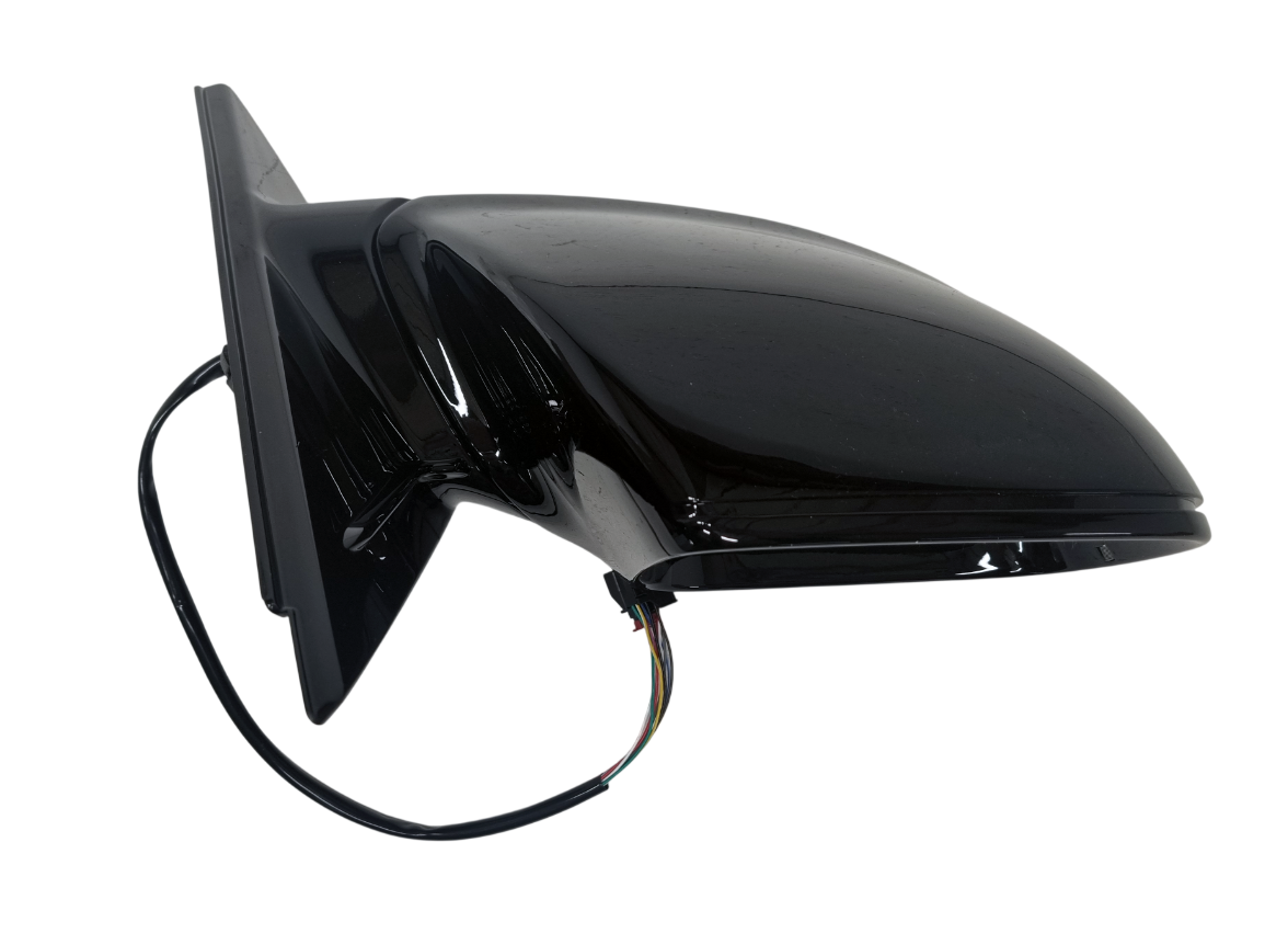 Audi Q5 8R 2008-2016 правое зеркало 9 pin черное глянец ножка