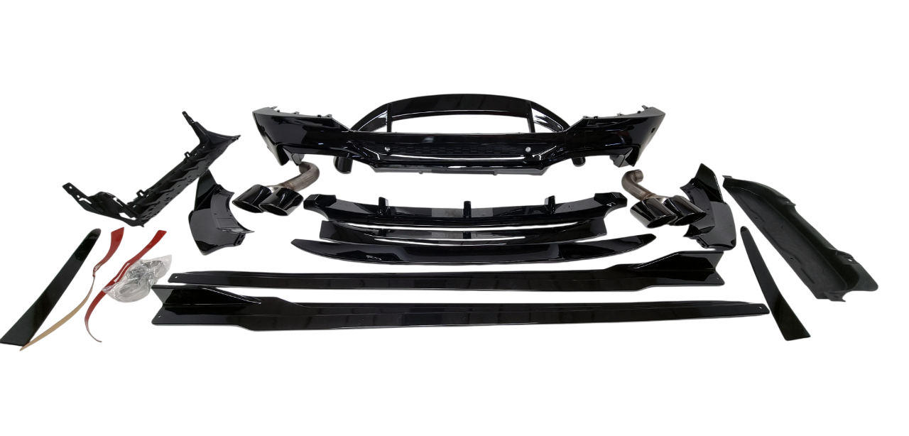 BMW X4 G02 аэропакет черный глянец M Performance с насадками