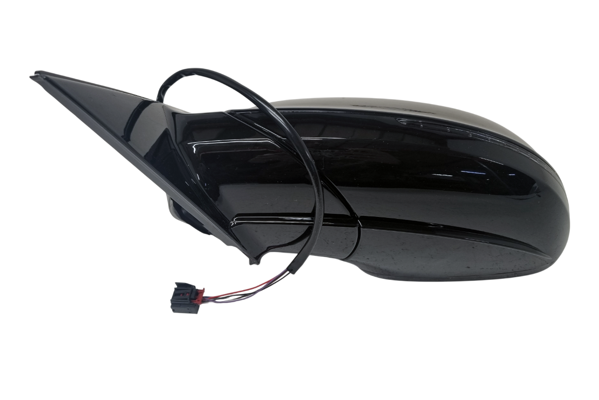 Audi Q5 8R 2008-2016 левое зеркало 6 pin черное глянец ножка