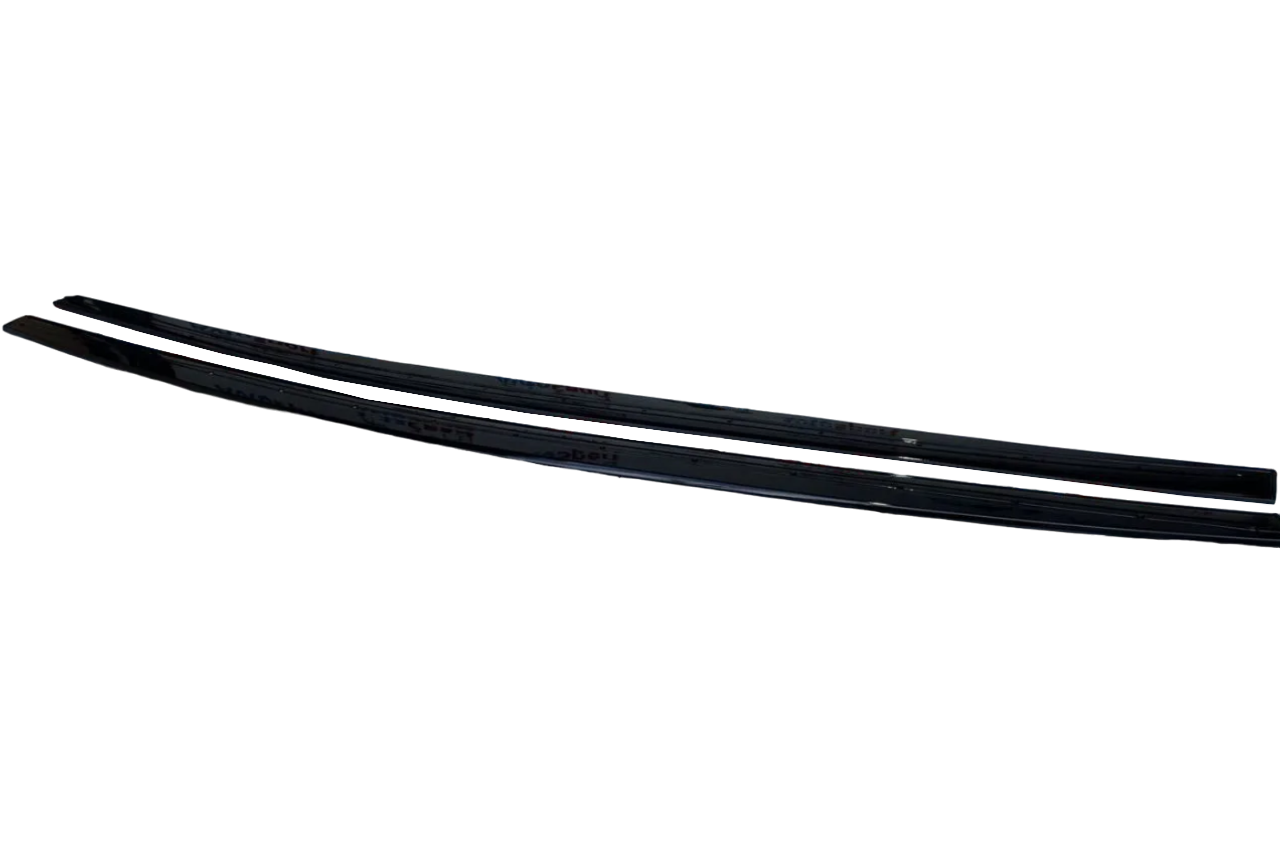 BMW F32 лезвия пороги M Performance черный глянец