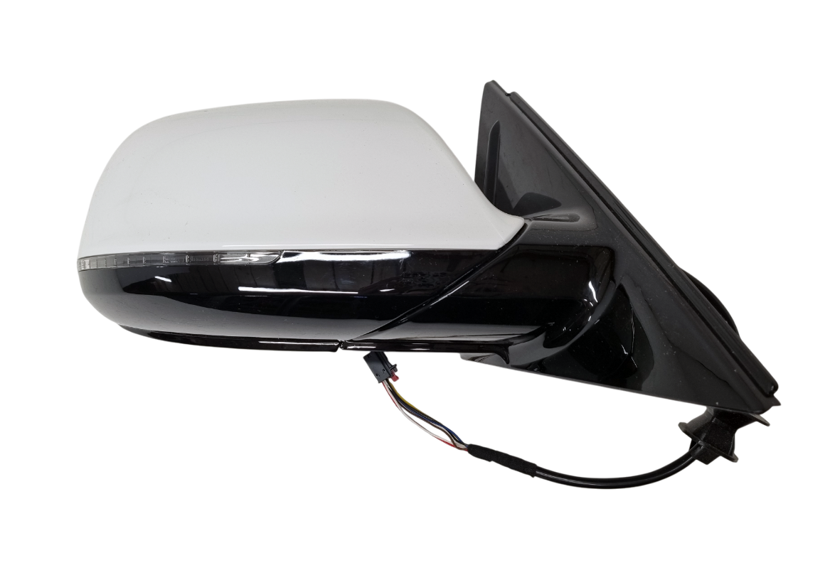 Audi Q5 8R 2008-2017 правое белое зеркало 6 Pin глянец ножка