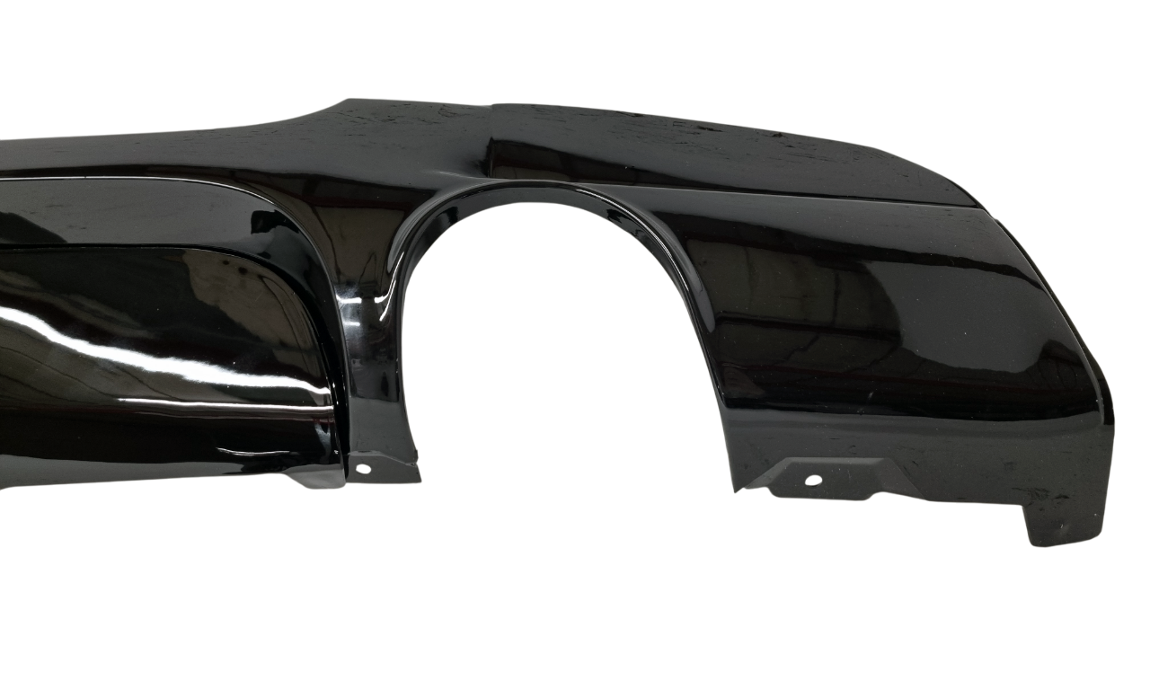 BMW E90 диффузор 1+1 черный глянец M Performance