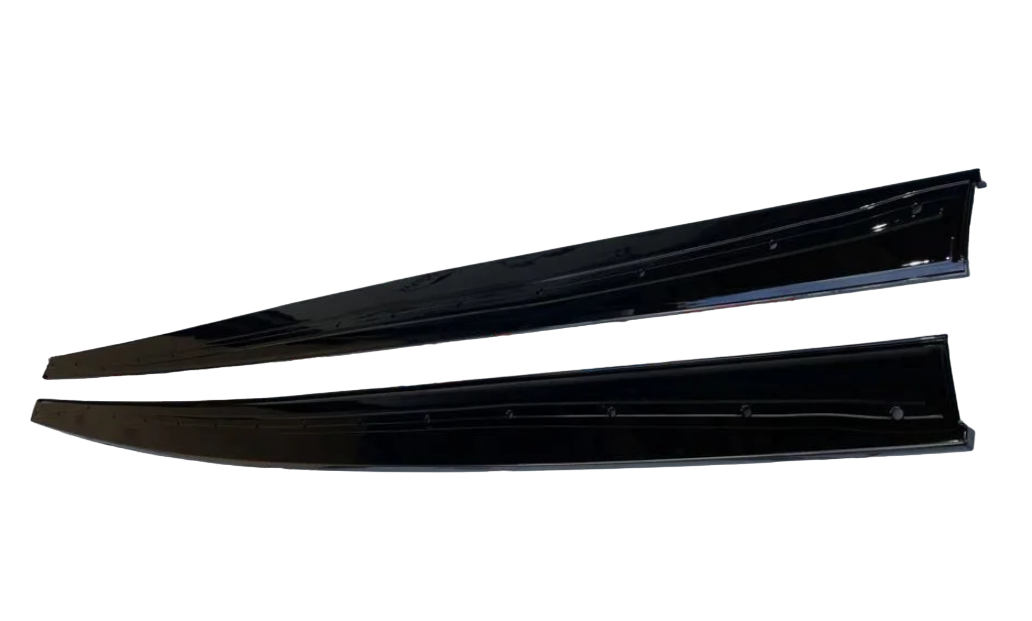 BMW F32 лезвия пороги M Performance черный глянец