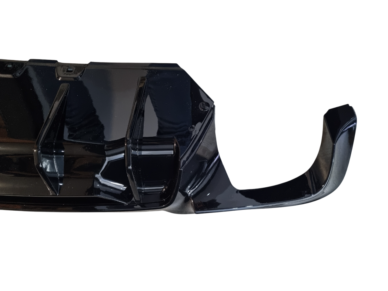 BMW F10 диффузор M5 competition черный глянец