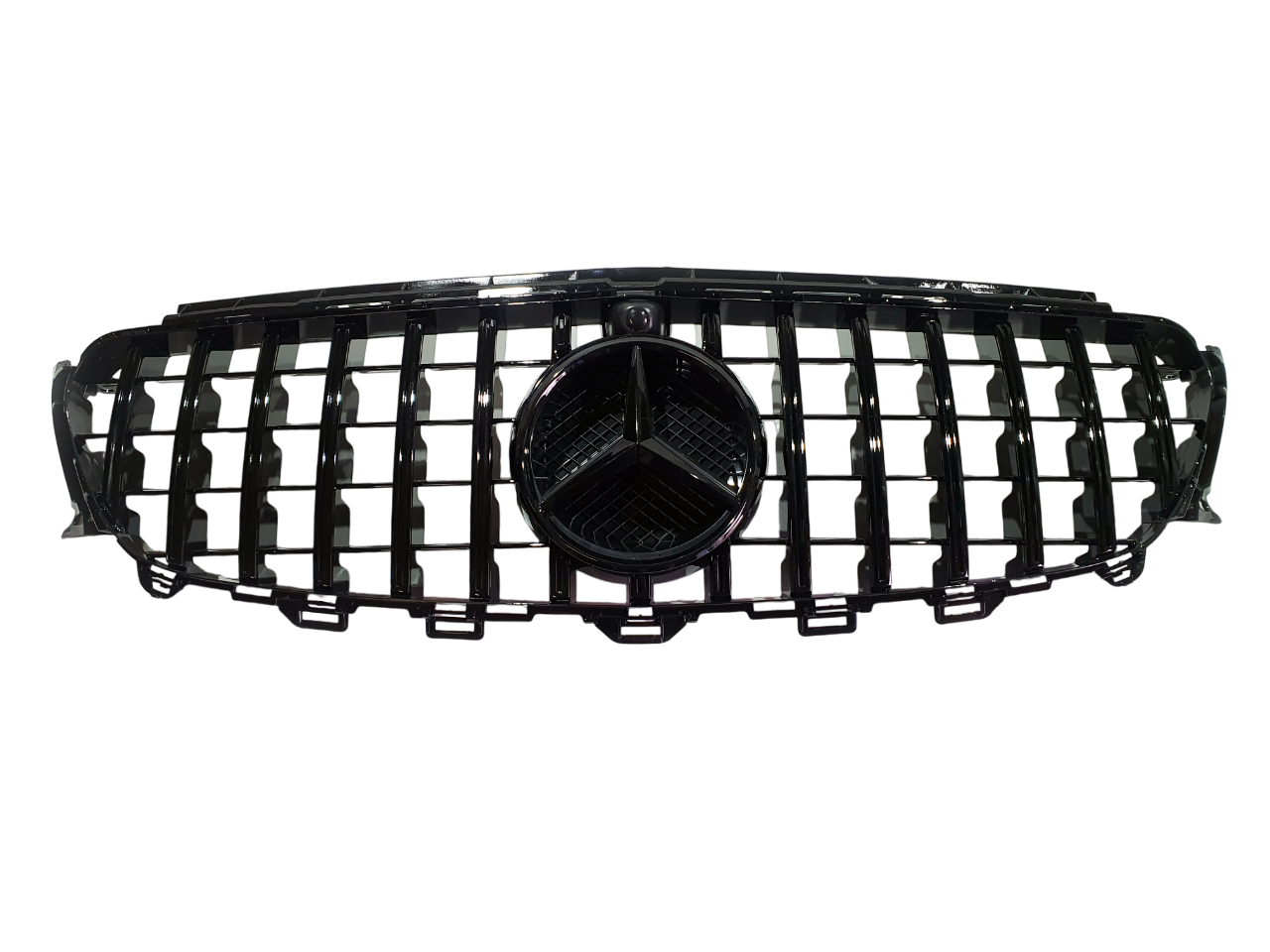 Mercedes W213 дорестайлинг решетка радиатора GT черная
