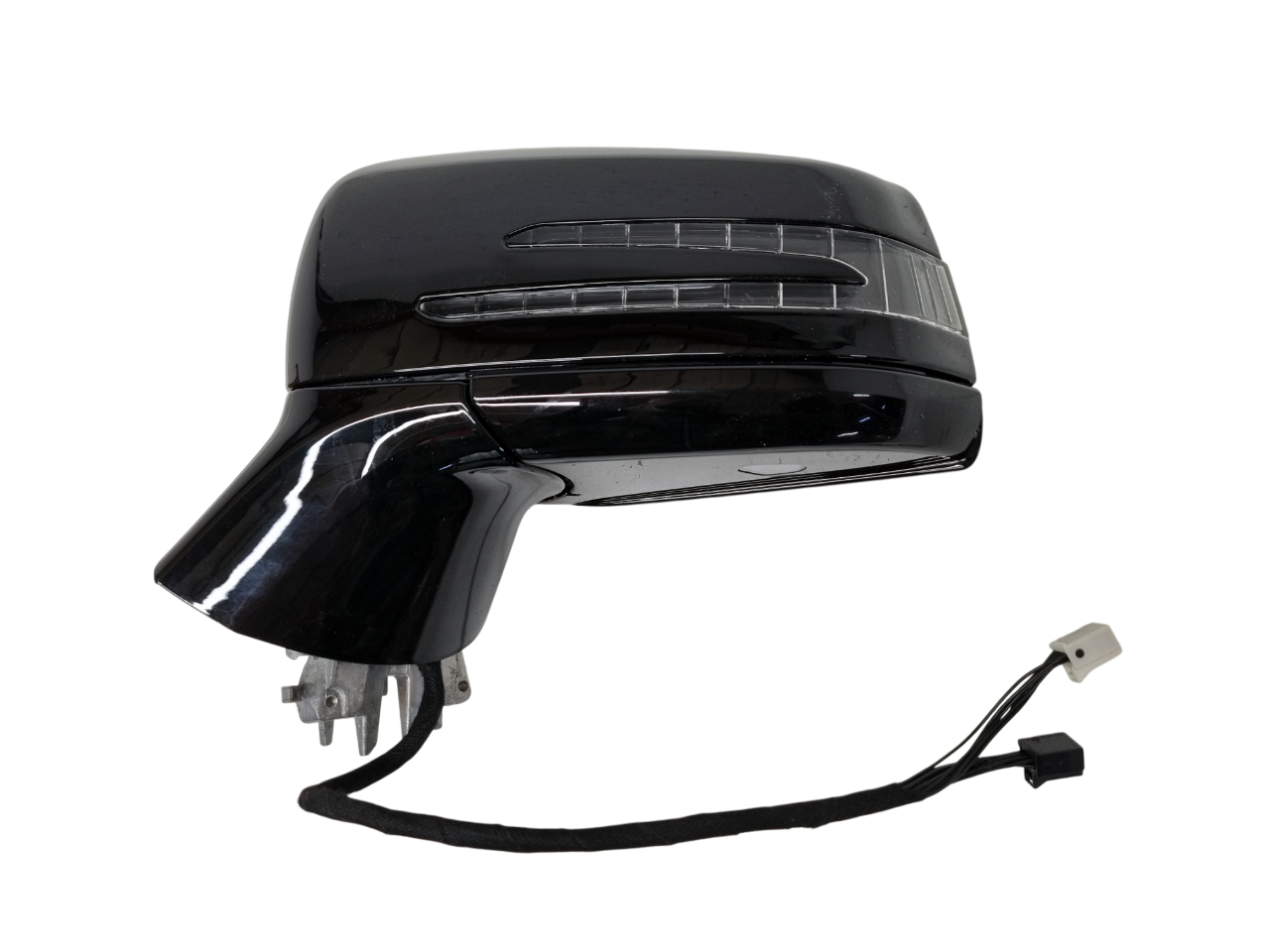 Mercedes CLS C218 левое зеркало черный глянец 17 Pin