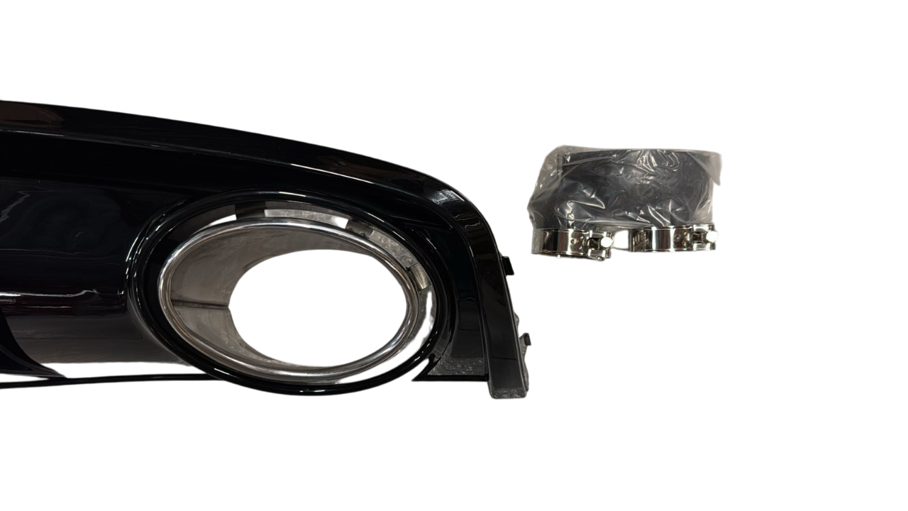 Audi A4 B8 рестайлинг RS4 диффузор с насадками