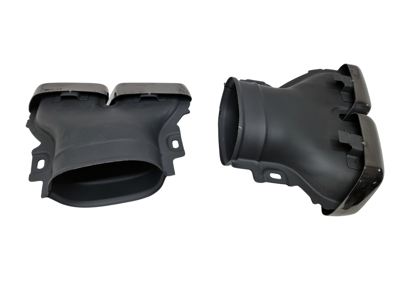 Mercedes W205 W213 дорестайлинг насадки AMG 63 черные