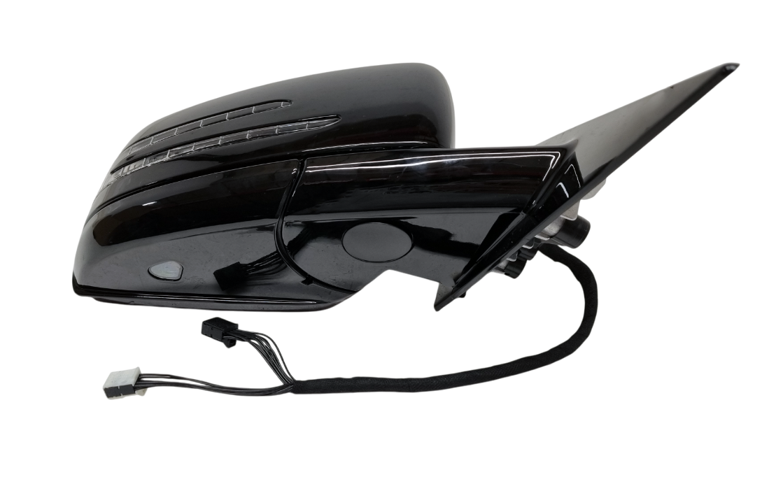 Mercedes C207 зеркало правое 17 Pin черный глянец
