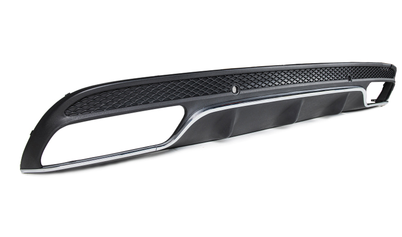 Mercedes W205 дорестайлинг диффузор AMG 63 без насадок