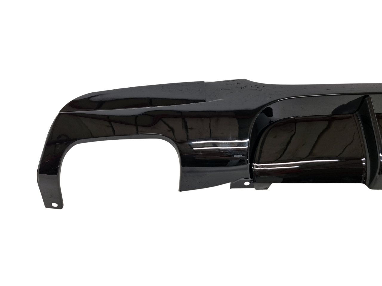 BMW E90 диффузор 2+2 черный глянец M Performance