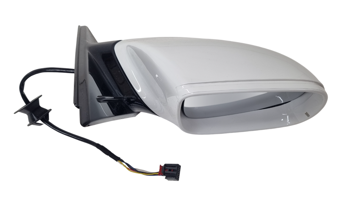 Audi Q5 8R 2008-2017 правое белое зеркало 6 Pin глянец ножка