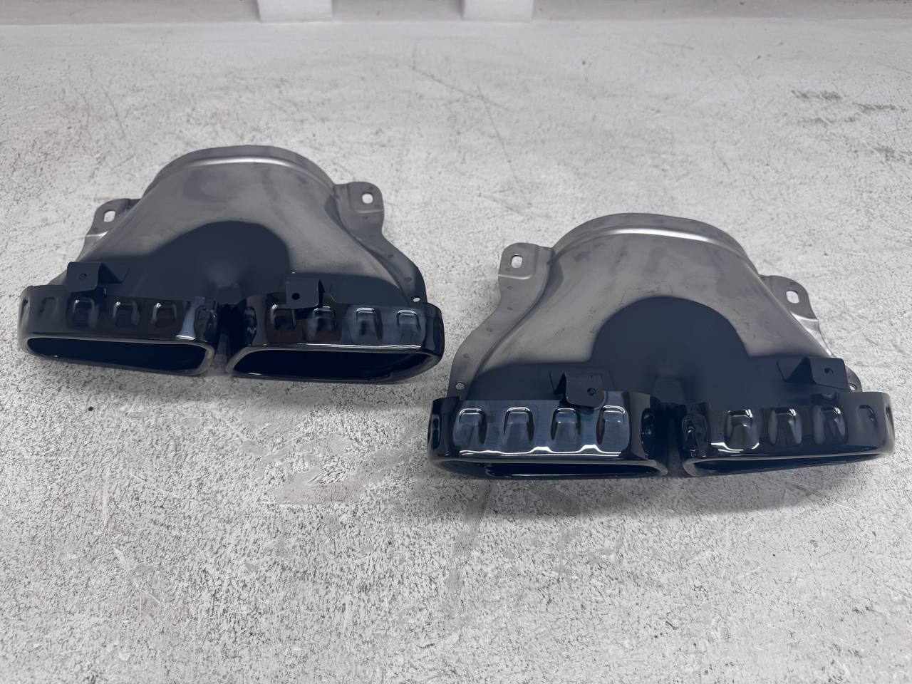 Mercedes GLE v167 насадки комплект AMG 63 черные