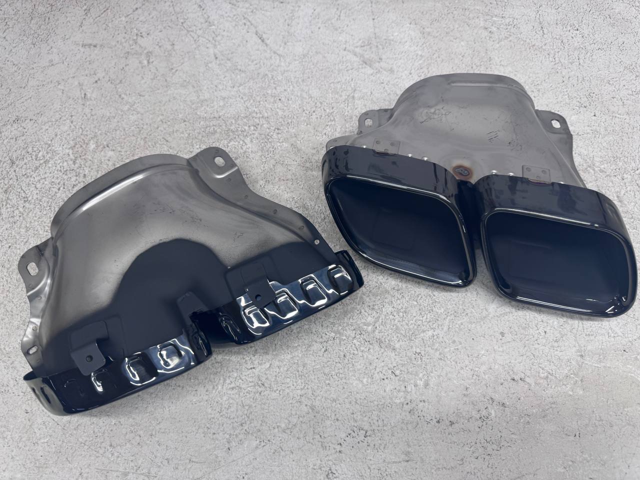 Mercedes GLE v167 насадки комплект AMG 63 черные