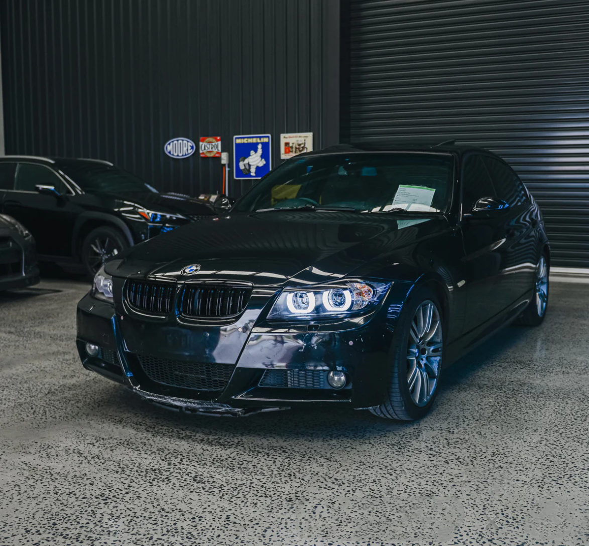 BMW E90 дорестайлинг решетки радиатора двойные