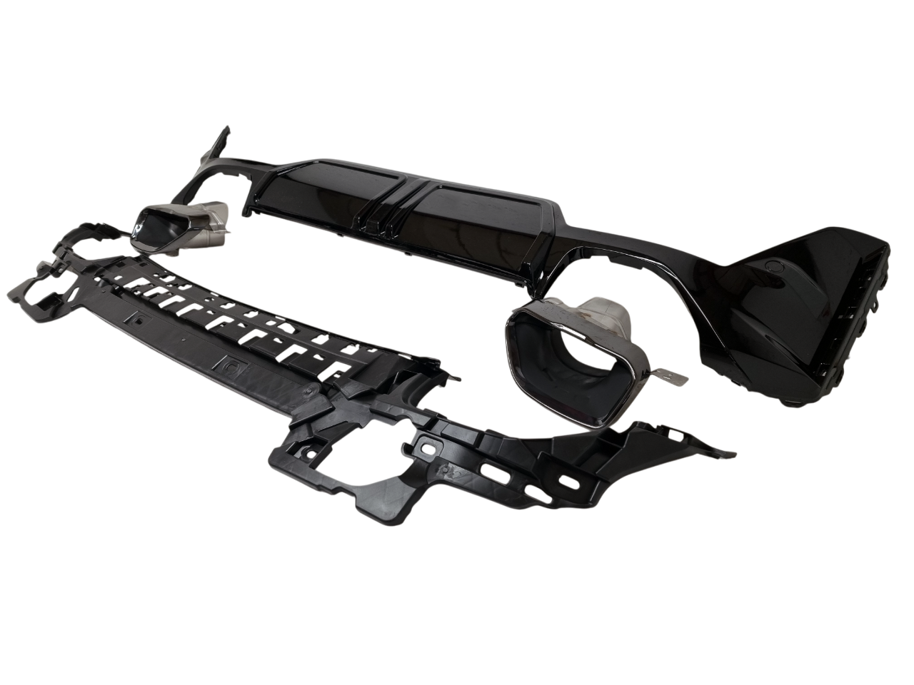 BMW G20 рестайлинг диффузор M340I с насадками