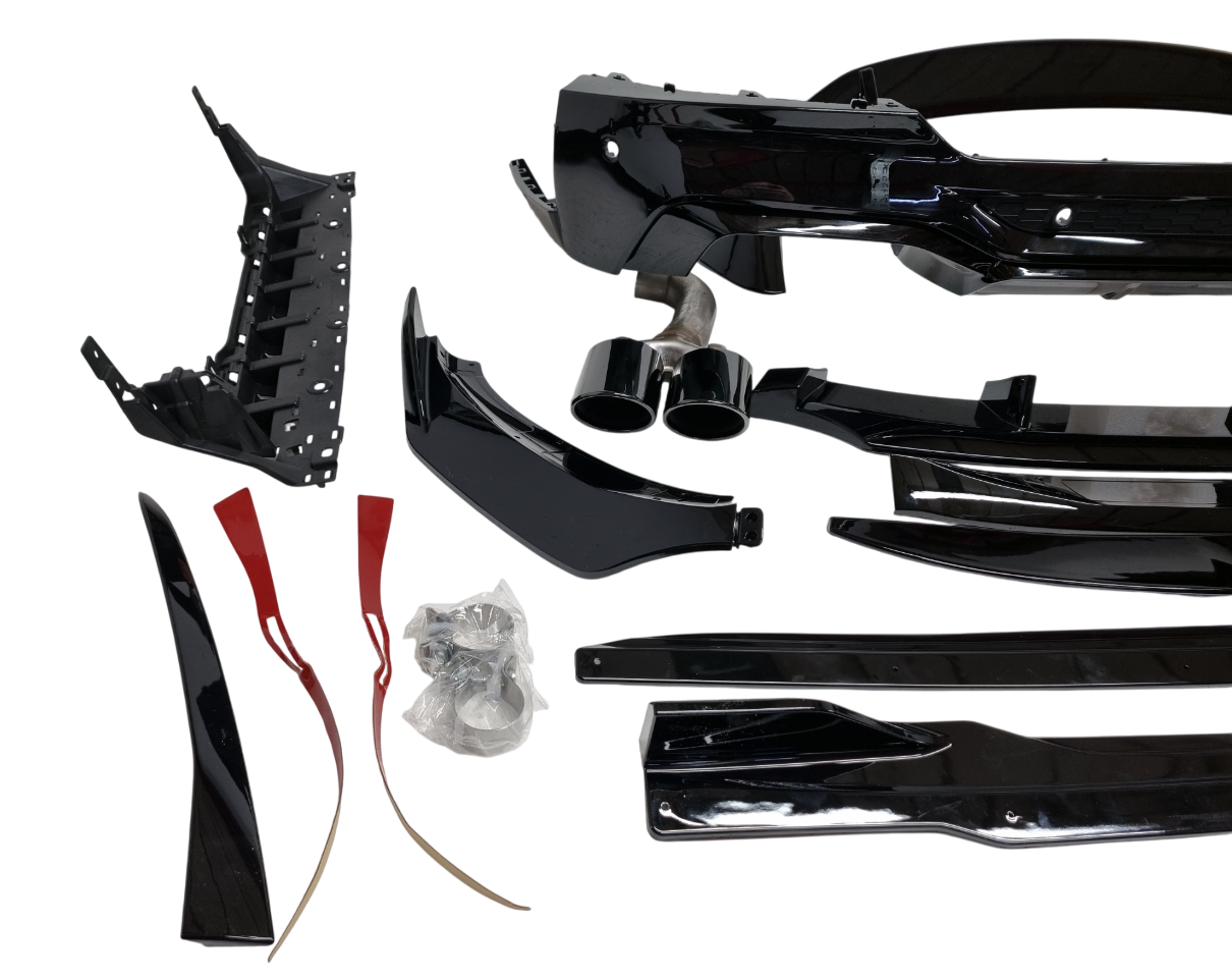 BMW X4 G02 аэропакет черный глянец M Performance с насадками