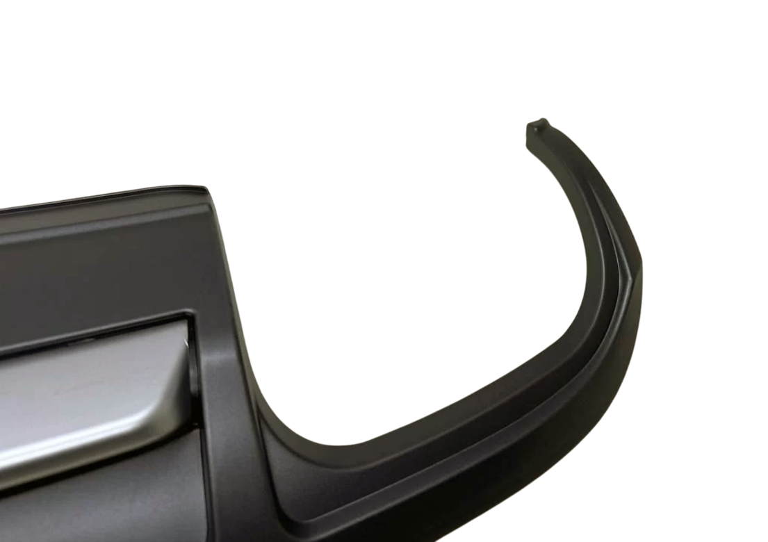 Audi A4 B8 дорестайлинг диффузор S-line в обычный бампер