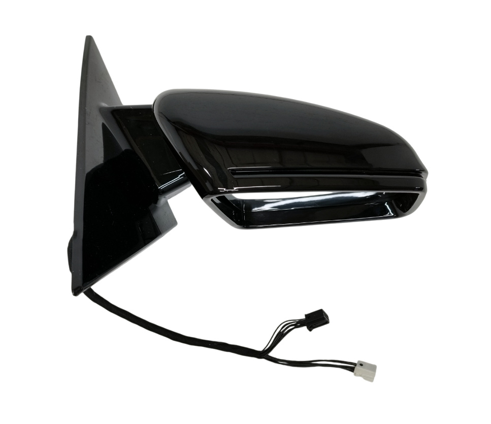 Mercedes C207 зеркало правое 17 Pin черный глянец