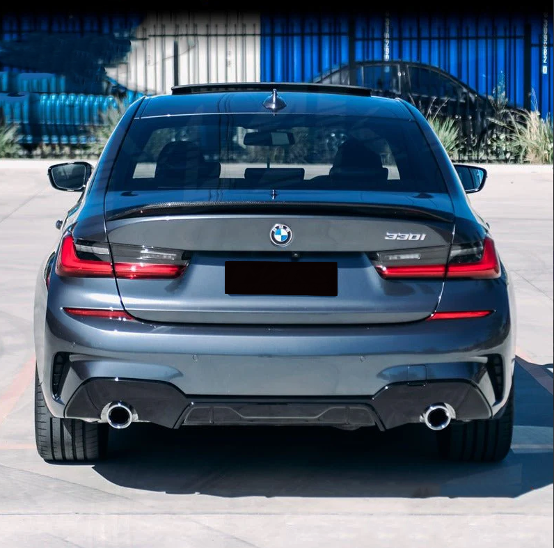 BMW 3 G20 диффузор черный Competition M 1+1