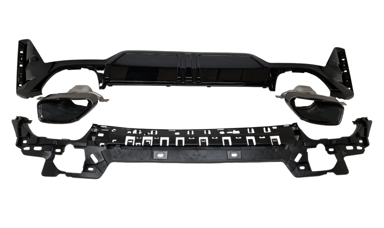 BMW G20 рестайлинг диффузор M340I с насадками