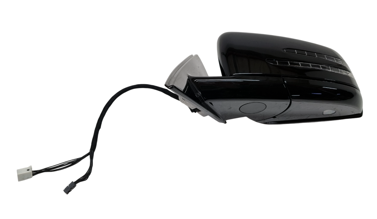 Mercedes W212 левое зеркало 17 Pin черный глянец