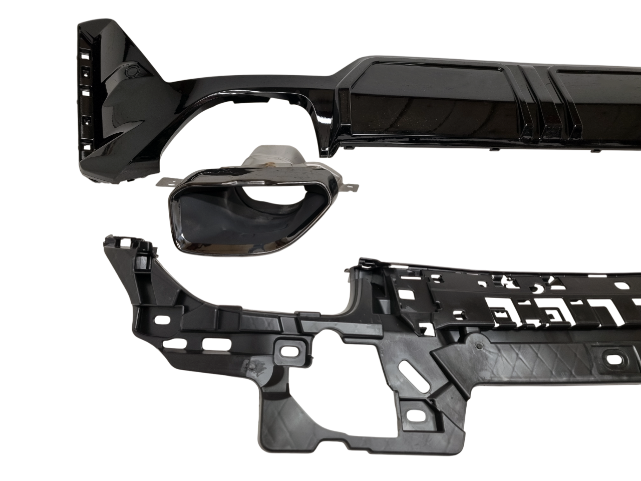 BMW G20 рестайлинг диффузор M340I с насадками