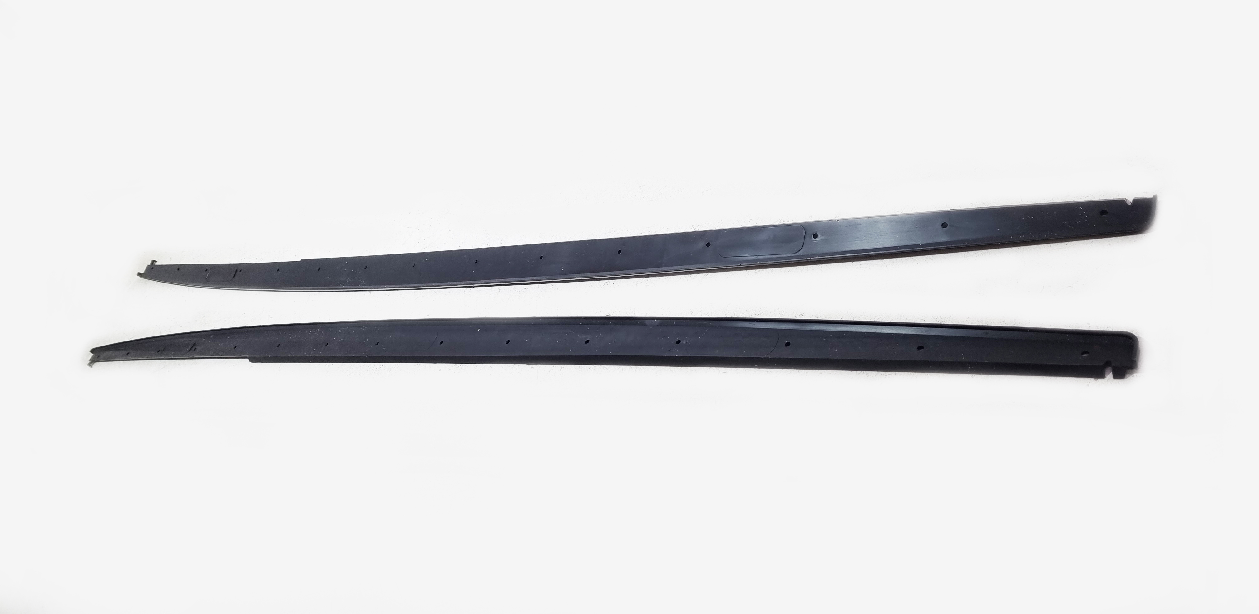 BMW F30 лезвия на пороги M Performance черный глянец