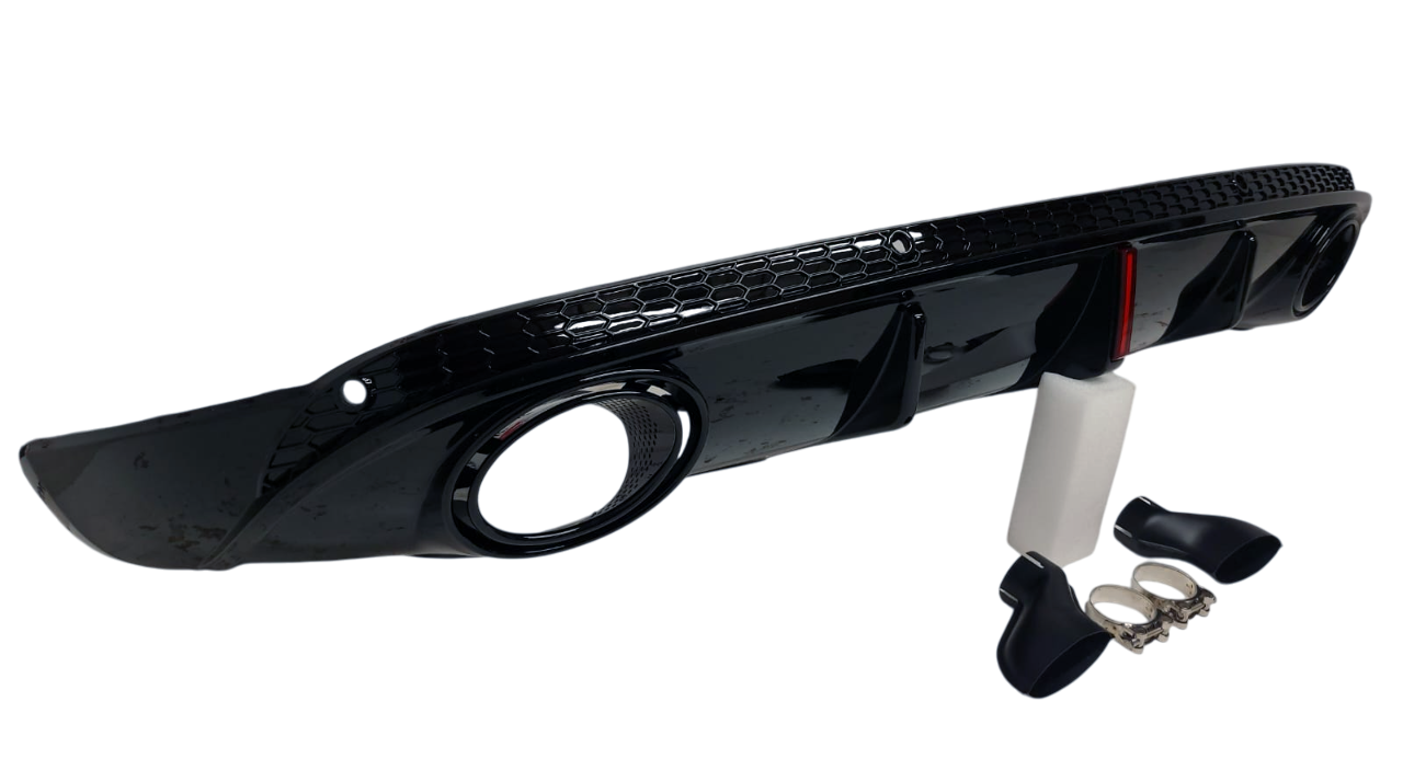 Audi Q5 8R 2008-2017 RSQ5 диффузор с фонарем и насадками