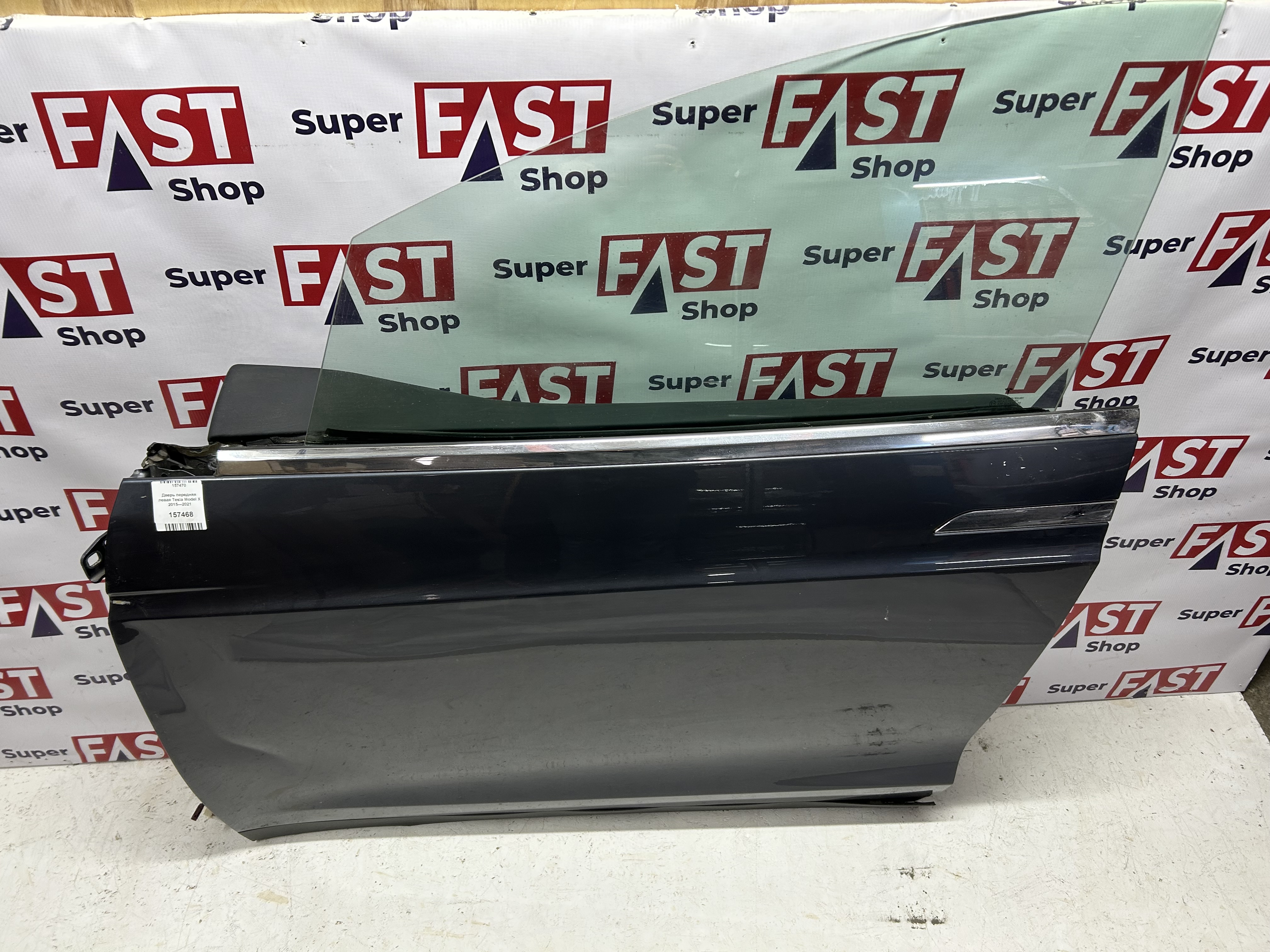 Дверь передняя левая Tesla Model X 2015—2021