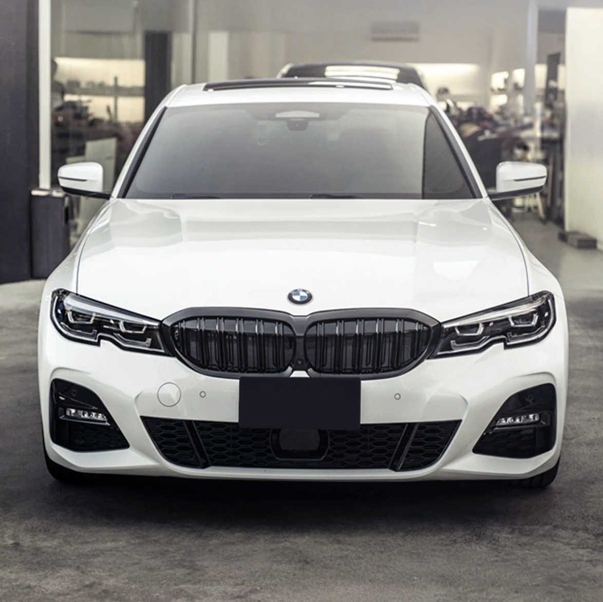 BMW G20 решетка радиатора двойная М стиль