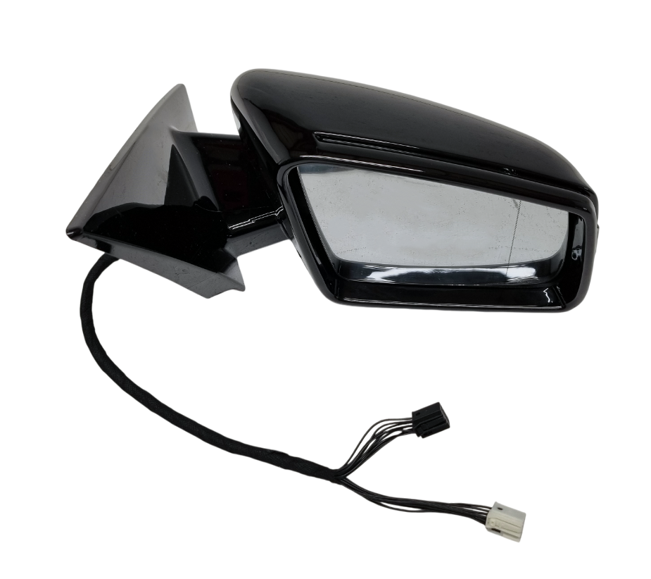 Mercedes C207 зеркало правое 17 Pin черный глянец