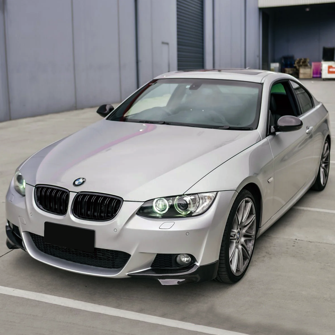 BMW E92 дорестайлинг решетки радиатора двойные