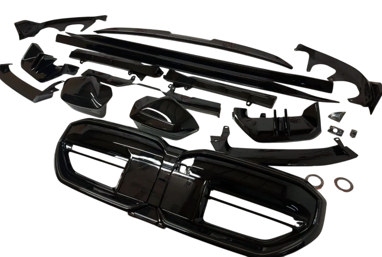 BMW 5 Series G60 2023-2025 аэропакет M performance черный глянец