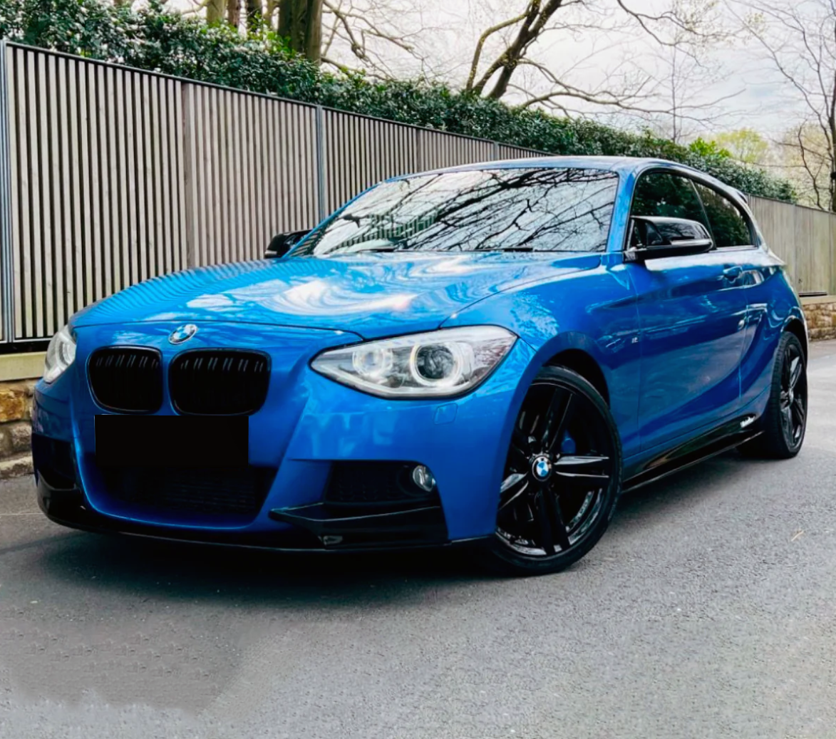 BMW F20 дорестайлинг сплиттер на М пакет бампер