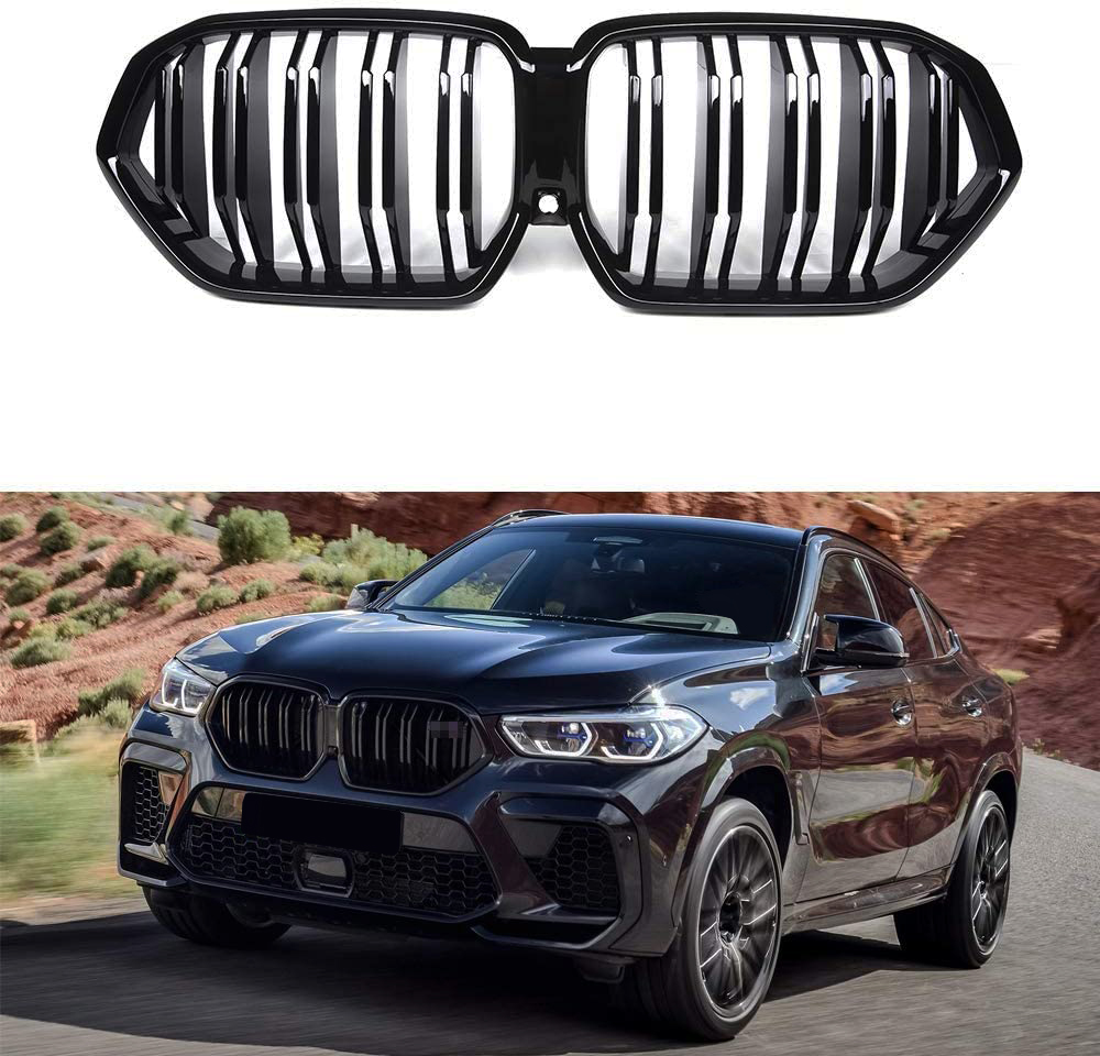 BMW X6 G06 ноздри двойные черные М стиль