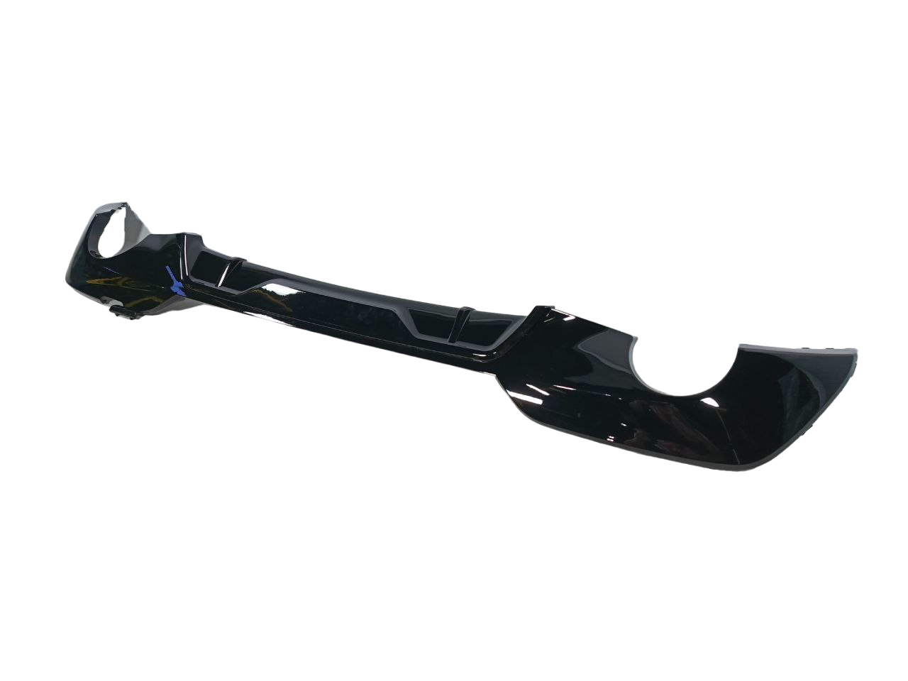 BMW 3 G20 диффузор м пакет 1+1 под круглые насадки