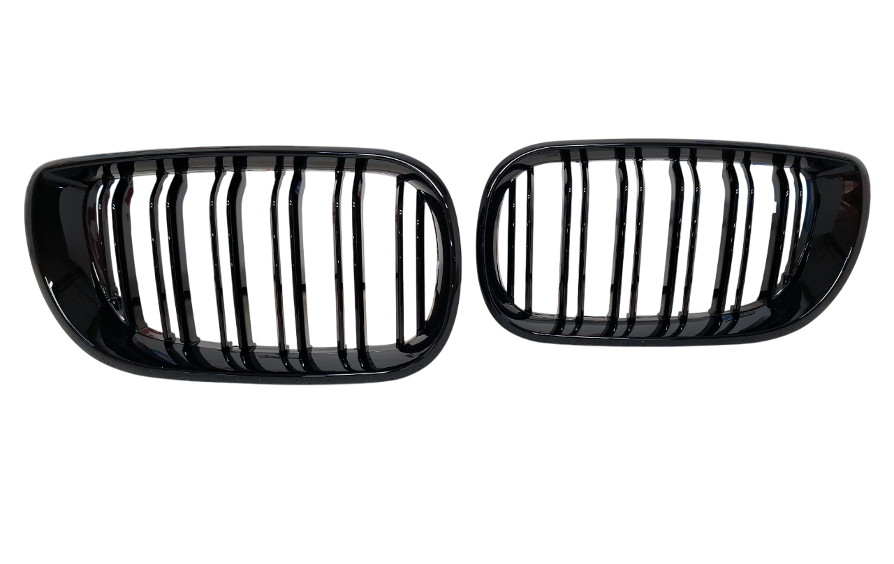 BMW E46 рестайлинг решетки радиатора двойные