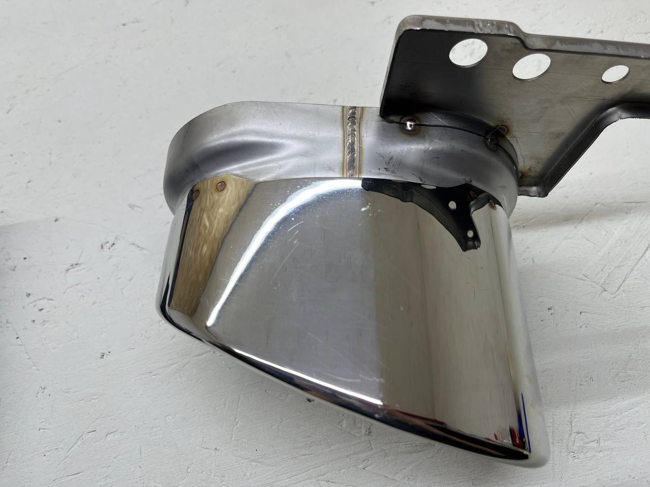 Дефект 1 Audi A7 4K RS7 диффузор в S-Line бампер